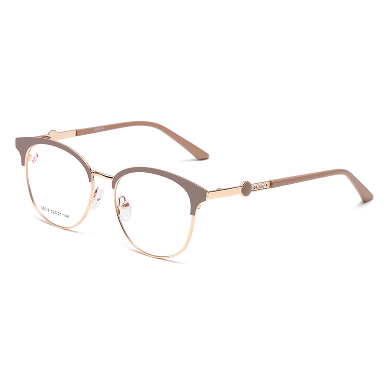 Retro Square Clear Lens Anti-Blue Prescription Glasses