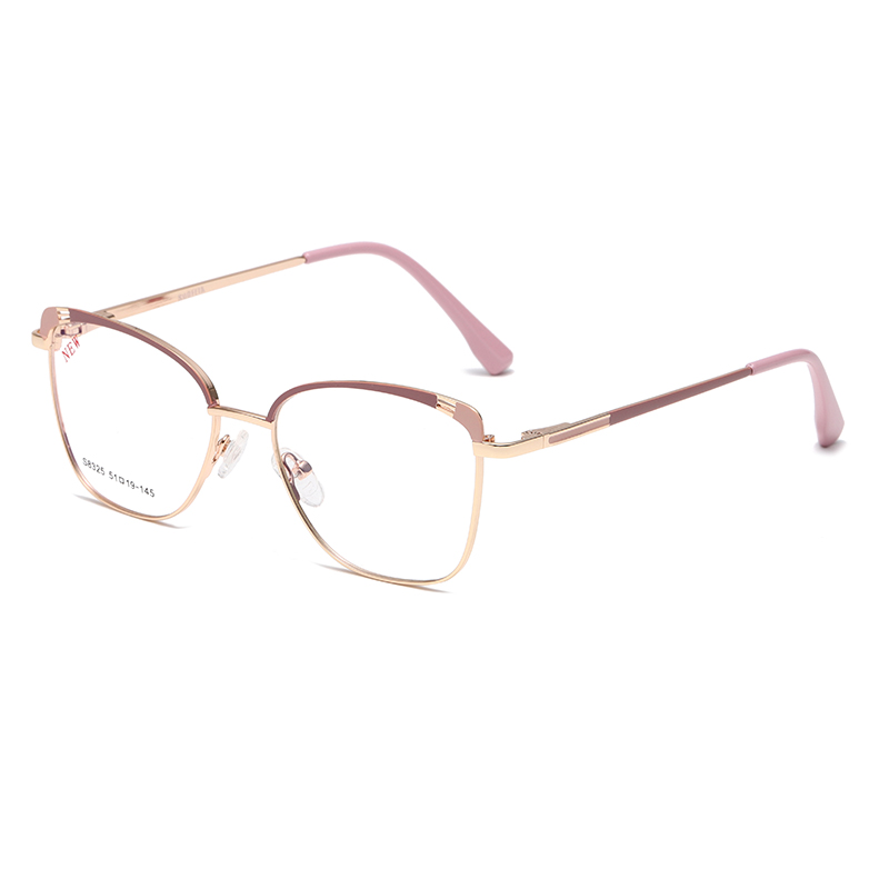 Elegant Metal Frame Prescription Glasses Eyeglasses