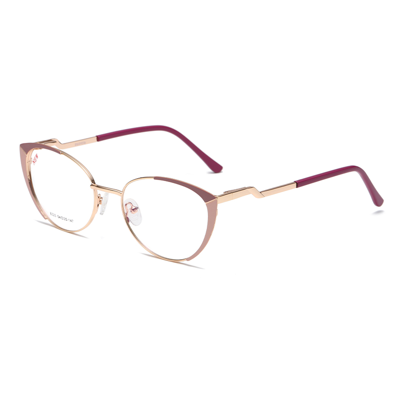 Cat Eye Splice Frame Anti Blue Light Prescription Glasses