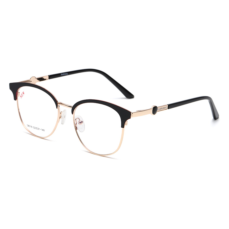 Retro Square Clear Lens Anti-Blue Prescription Glasses