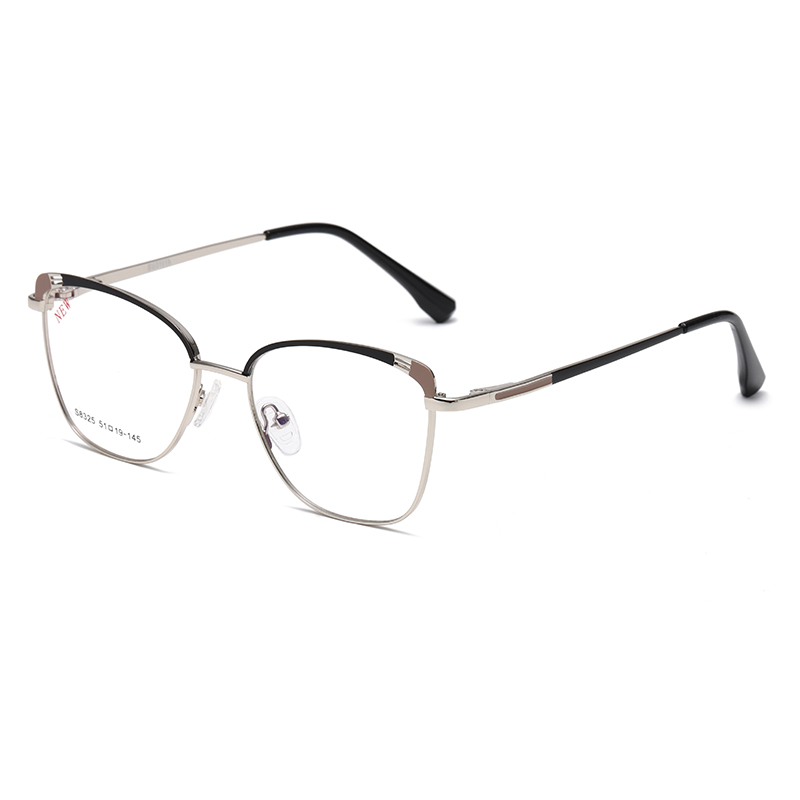 Elegant Metal Frame Prescription Glasses Eyeglasses