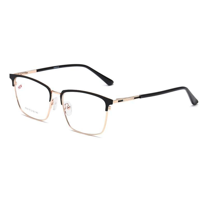 Retro Square Men Optical Prescription Glasses Eyeglasses