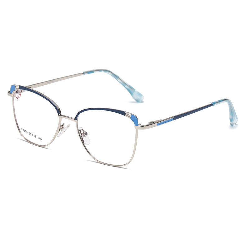 Elegant Metal Frame Prescription Glasses Eyeglasses