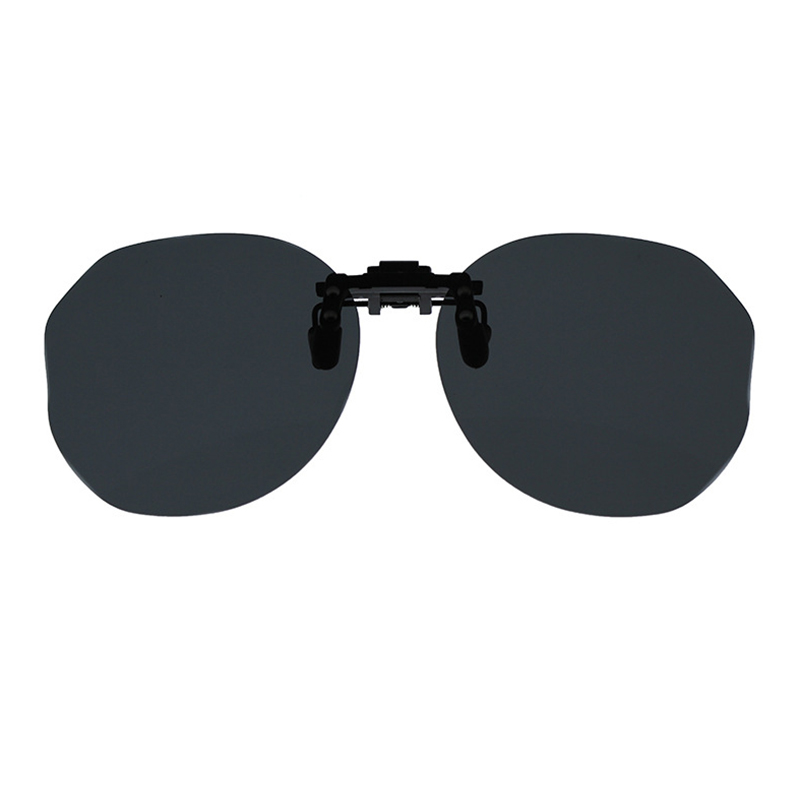 Polarized Diamond Cut Edge UV400 Clip-On Sunglasses