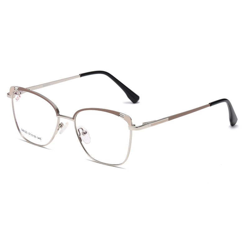 Elegant Metal Frame Prescription Glasses Eyeglasses