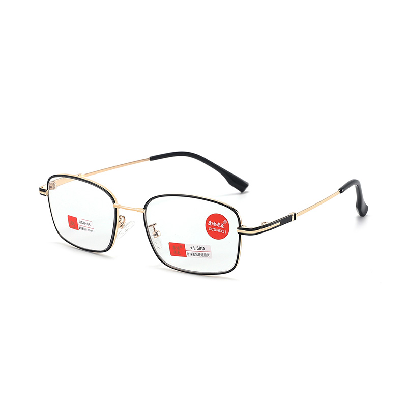 Fashion Metal Anti Blue Light Fashion Reading Glasses Men